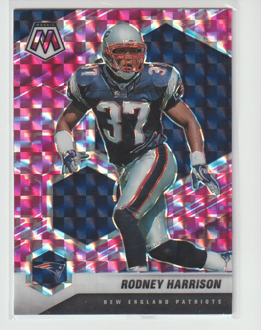 136 Rodney Harrison - New England Patriots Camo Pink Parallel