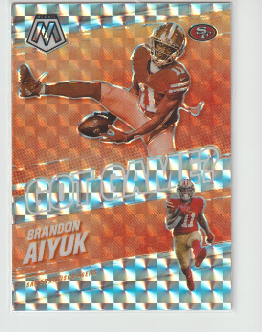 GG-20 Brandon Aiyuk - San Francisco 49ers Mosaic Parallel