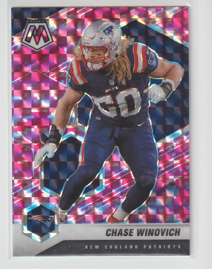 141 Chase Winovich - New England Patriots Camo Pink Parallel