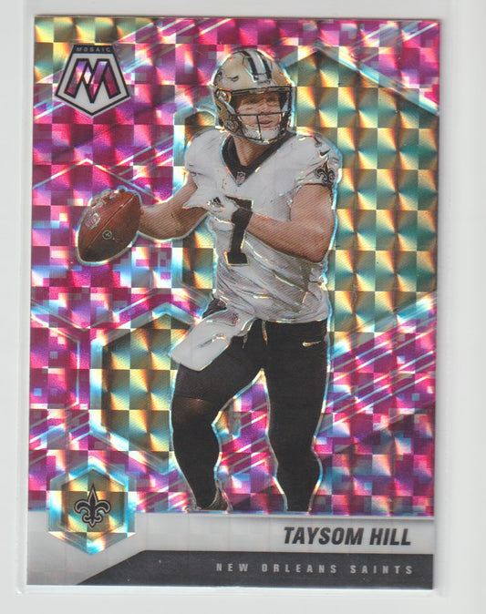 142 Taysom Hill - New Orleans Saints Camo Pink Parallel