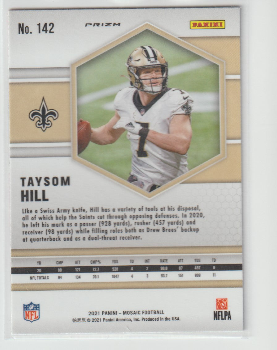 142 Taysom Hill - New Orleans Saints Camo Pink Parallel