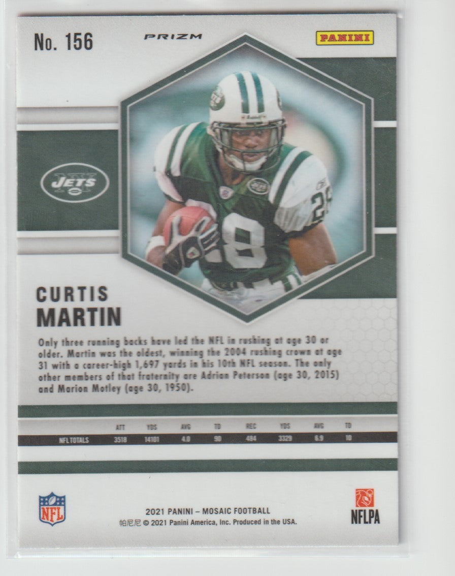 156 Curtis Martin - New York Jets Camo Pink Parallel