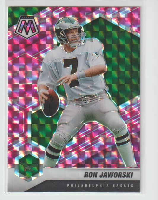 162 Ron Jaworski - Philadelphia Eagles Camo Pink Parallel