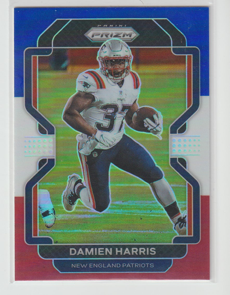 099 Damien Harris - New England Patriots Red White Blue