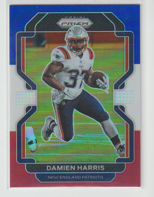 099 Damien Harris - New England Patriots Red White Blue