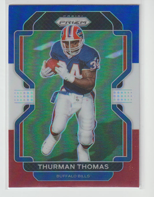 123 Thurman Thomas - Buffalo Bills Red White Blue