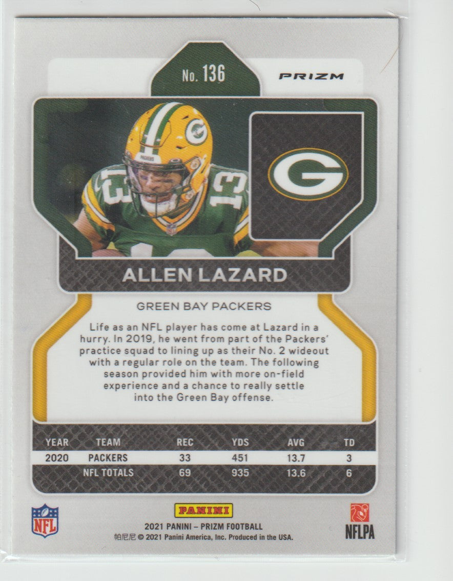 136 Allen Lazard - Green Bay Packers Green