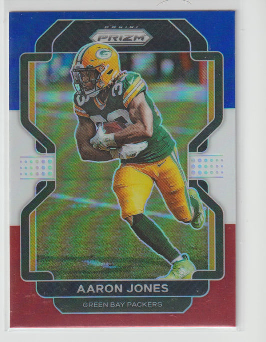 139 Aaron Jones - Green Bay Packers Red White Blue