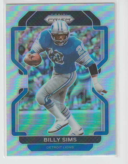 154 Billy Sims - Detroit Lions Silver