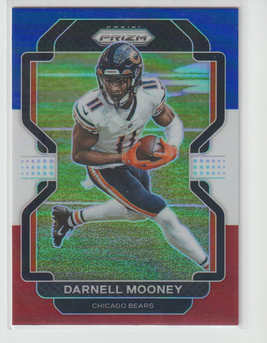 157 Darnell Mooney - Chicago Bears Red White Blue