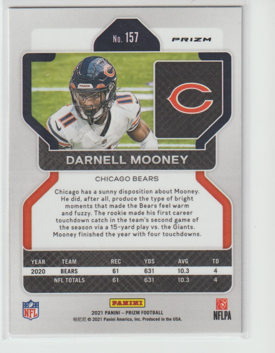 157 Darnell Mooney - Chicago Bears Red White Blue