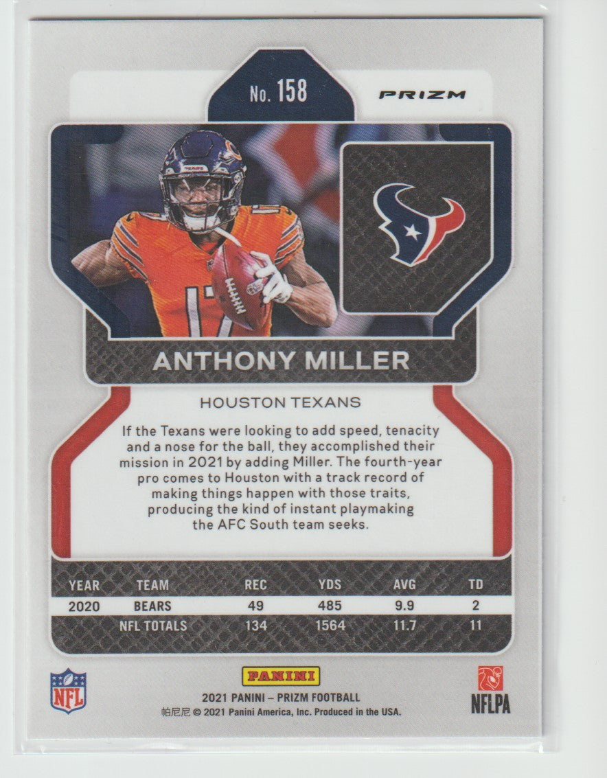 158 Anthony Miller - Houston Texans Red White Blue