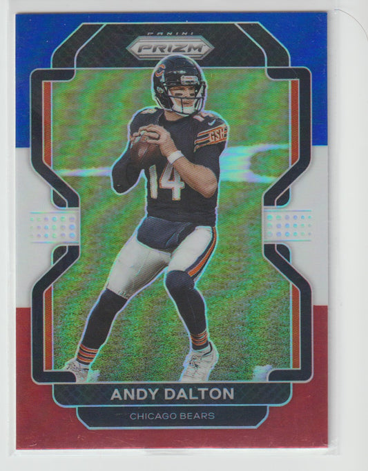 161 Andy Dalton - Chicago Bears Red White Blue