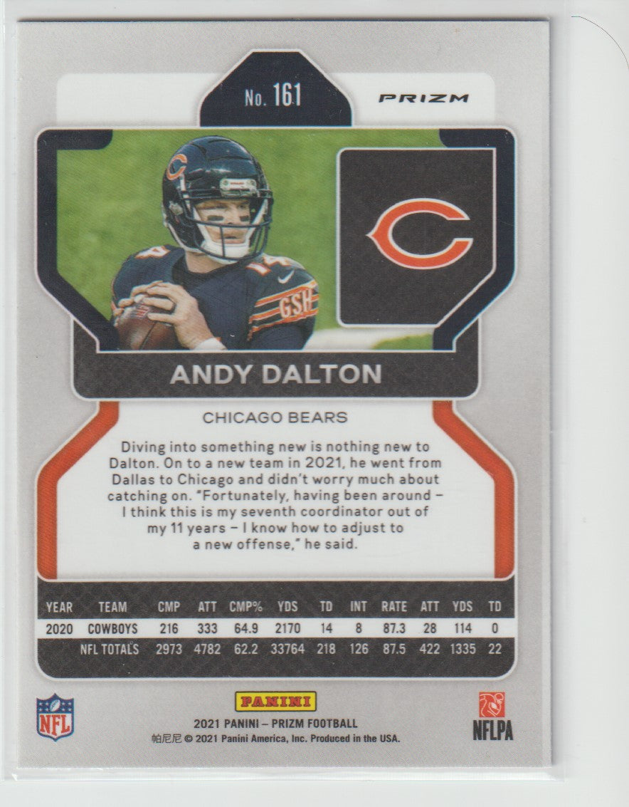 161 Andy Dalton - Chicago Bears Red White Blue