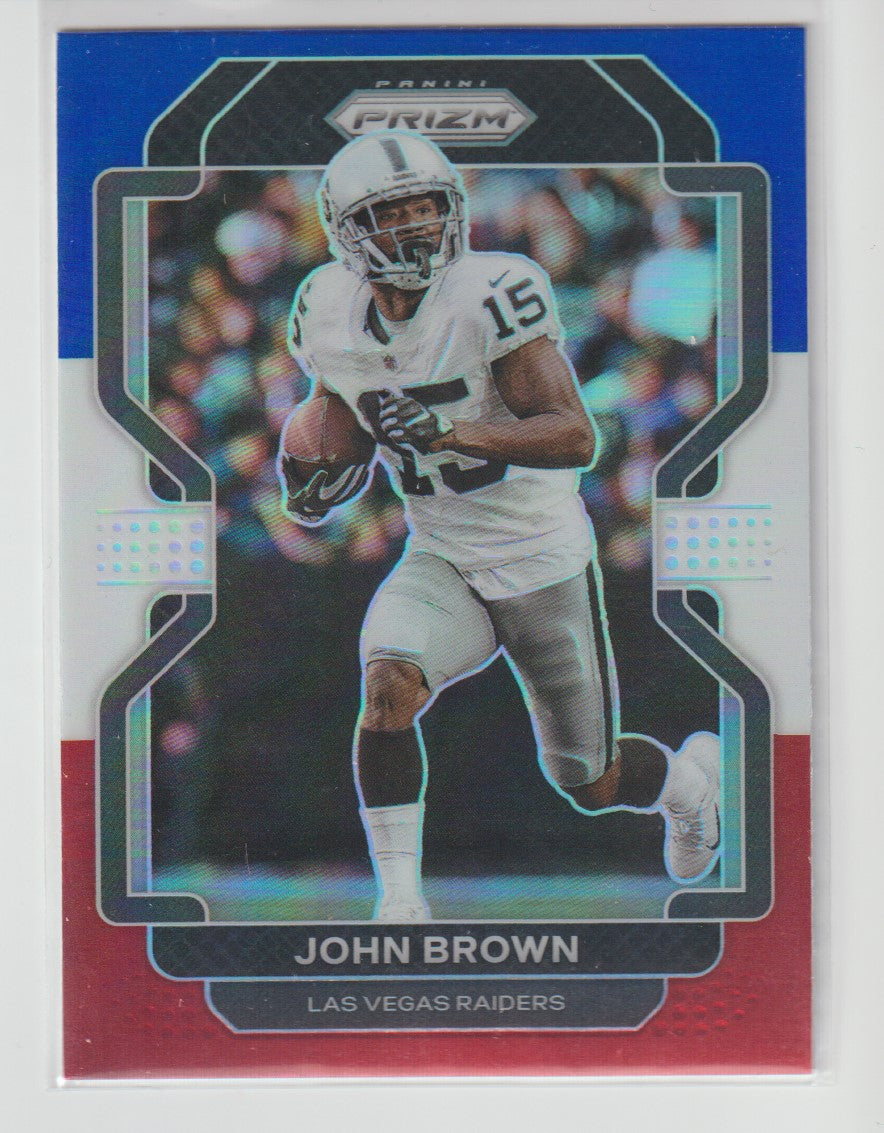 177 John Brown - Las Vegas Raiders Red White Blue