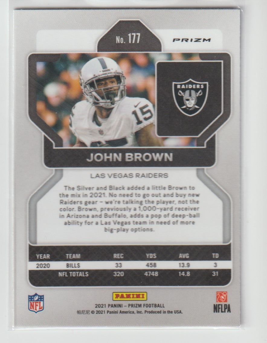 177 John Brown - Las Vegas Raiders Red White Blue