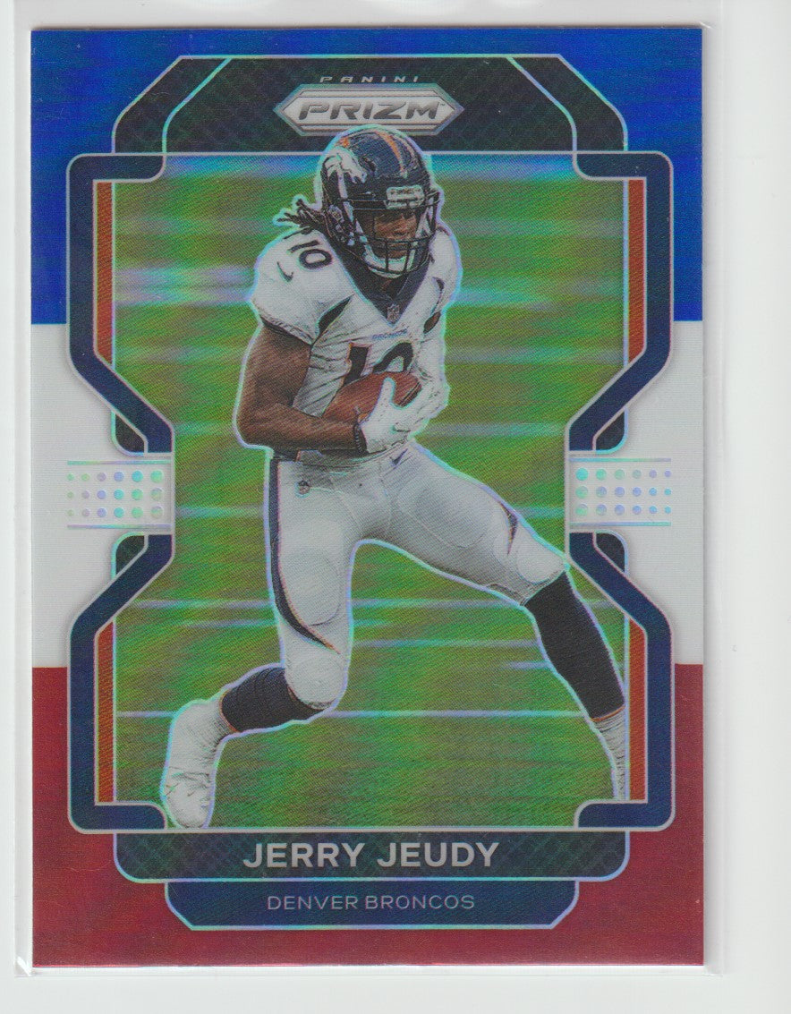 199 Jerry Jeudy - Denver Broncos Red White Blue