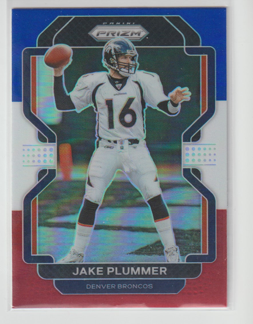 207 Jake Plummer - Denver Broncos Red White Blue