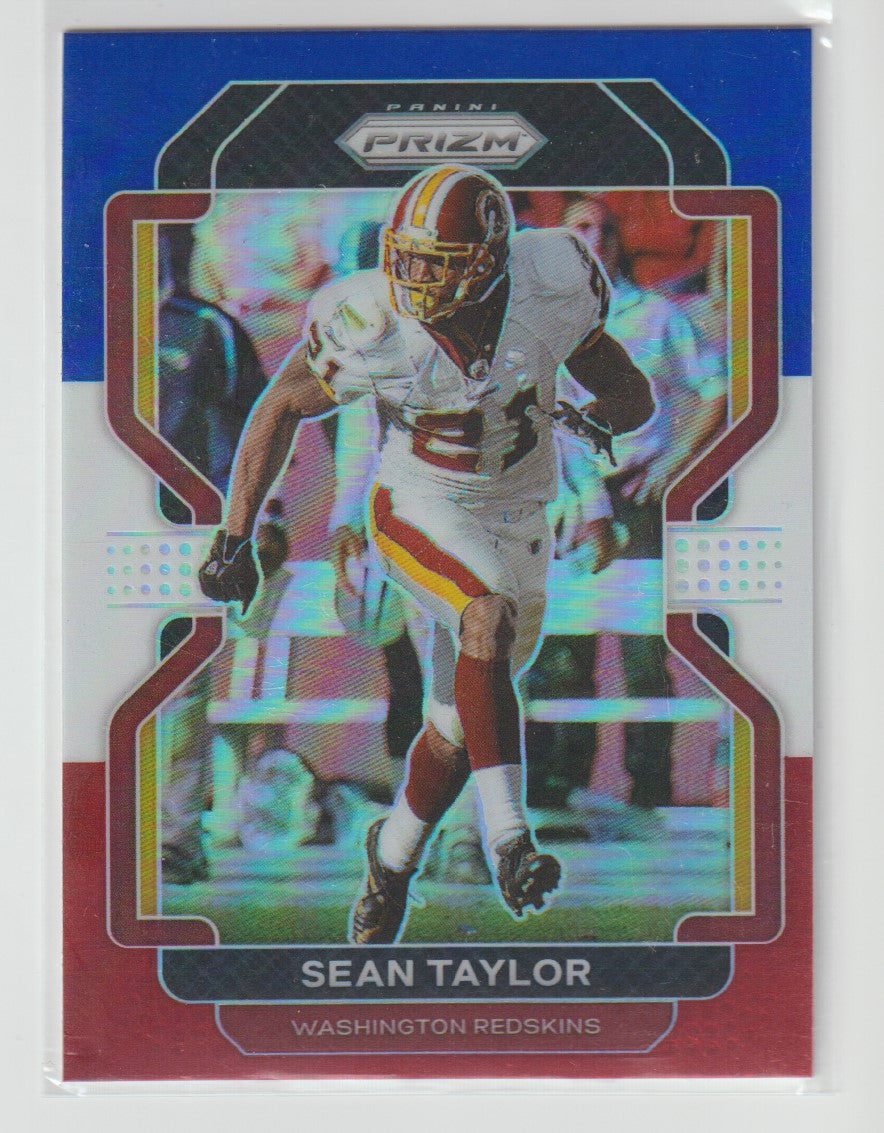 216 Sean Taylor - Washington Redskins Red White Blue