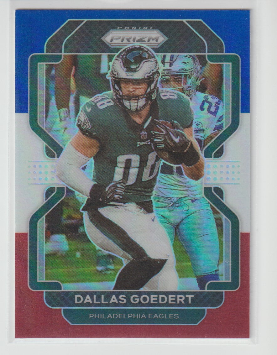 220 Dallas Goedert - Philadelphia Eagles Red White Blue