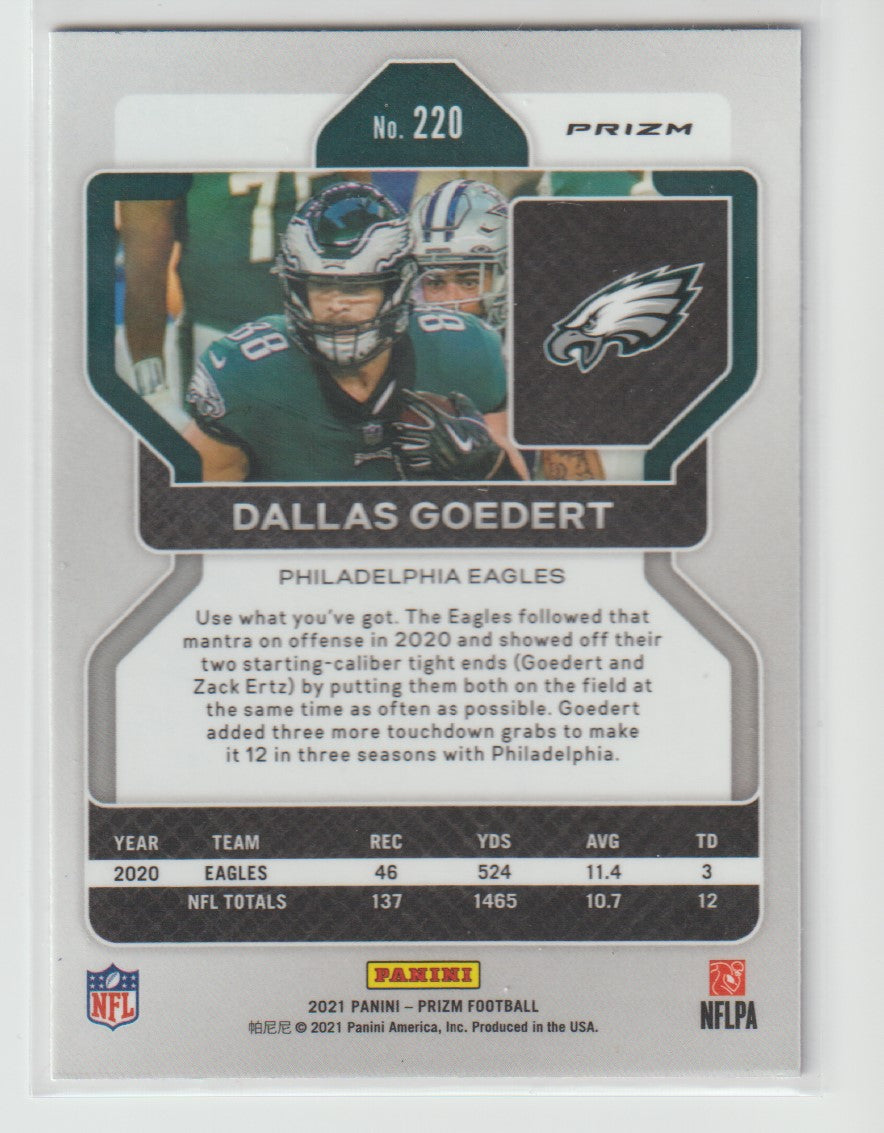 220 Dallas Goedert - Philadelphia Eagles Red White Blue