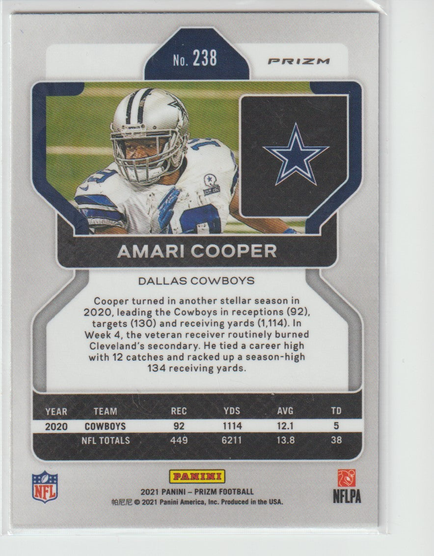 238 Amari Cooper - Dallas Cowboys Red White Blue