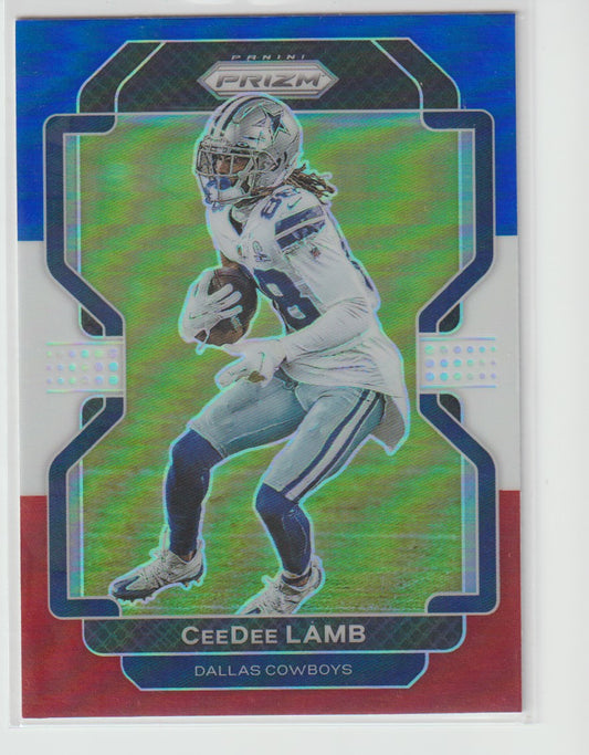 239 CeeDee Lamb - Dallas Cowboys Red White Blue