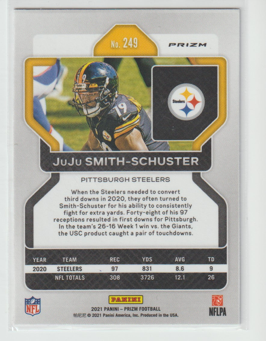 249 JuJu Smith-Schuster - Pittsburgh Steelers Red White Blue