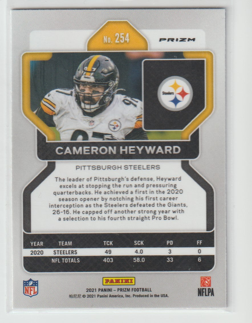 254 Cameron Heyward - Pittsburgh Steelers Red White Blue