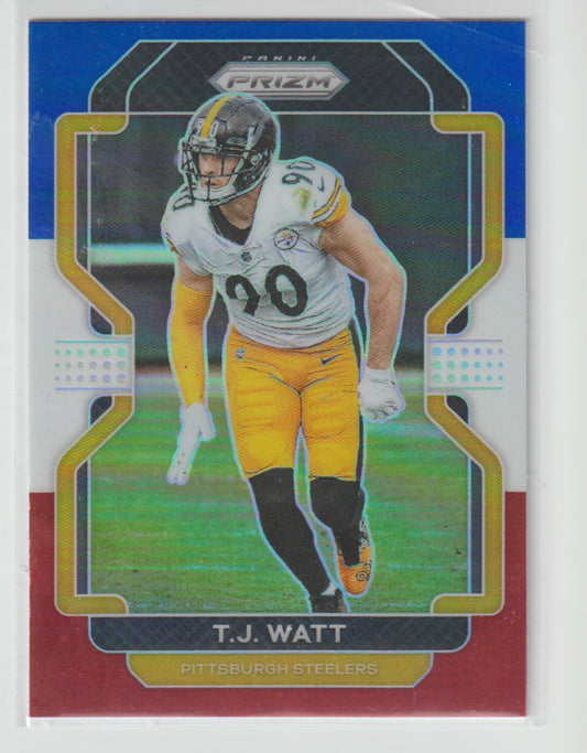 255 T.J. Watt - Pittsburgh Steelers Red White Blue