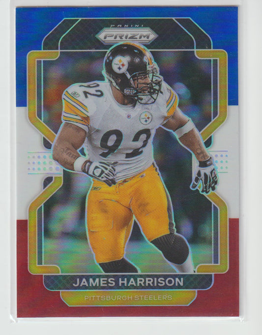 259 James Harrison - Pittsburgh Steelers Red White Blue