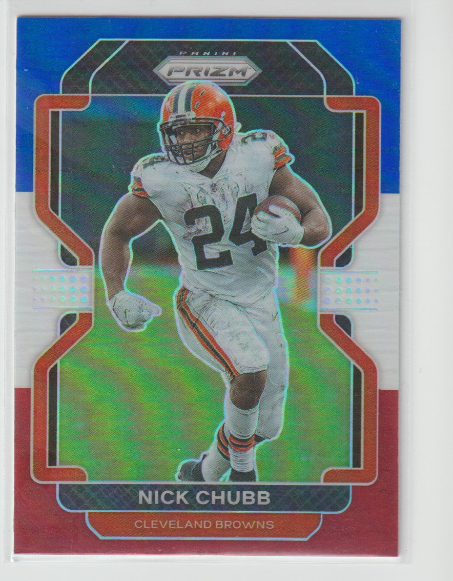 264 Nick Chubb - Cleveland Browns Red White Blue