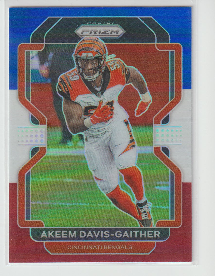 275 Akeem Davis-Gaither - Cincinnati Bengals Red White Blue