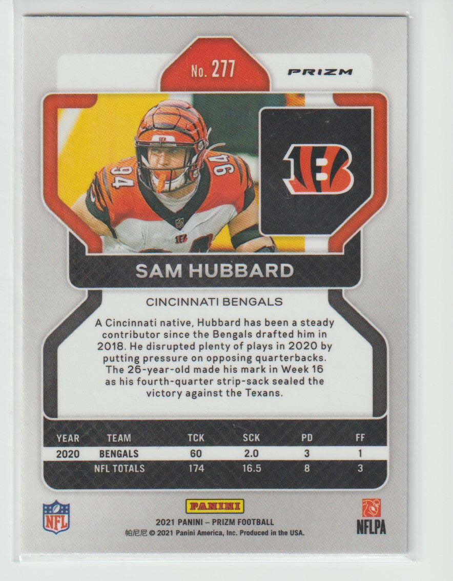 277 Sam Hubbard - Cincinnati Bengals Red White Blue