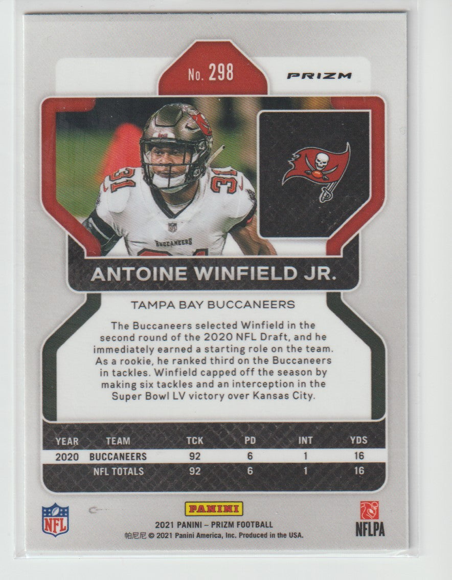 298 Antoine Winfield Jr. - Tampa Bay Buccaneers Green