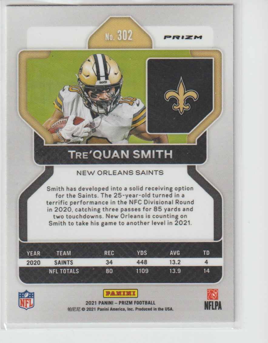 302 Tre'Quan Smith - New Orleans Saints Silver