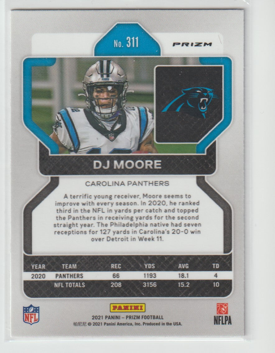 311 DJ Moore - Carolina Panthers Red White Blue