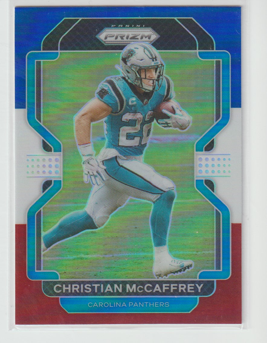 315 Christian McCaffrey - Carolina Panthers Red White Blue