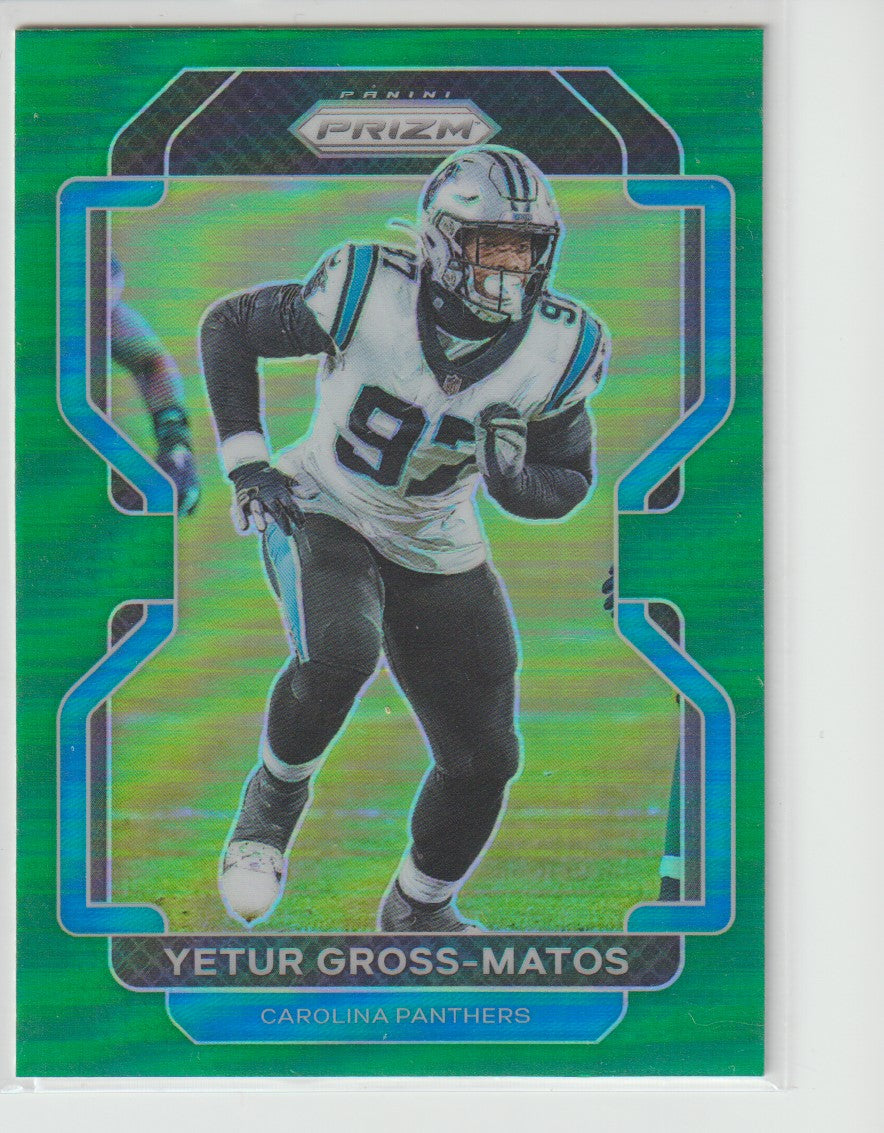 319 Yetur Gross-Matos - Carolina Panthers Green