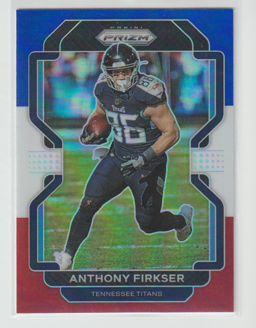 002 Anthony Firkser - Tennessee Titans Red White Blue