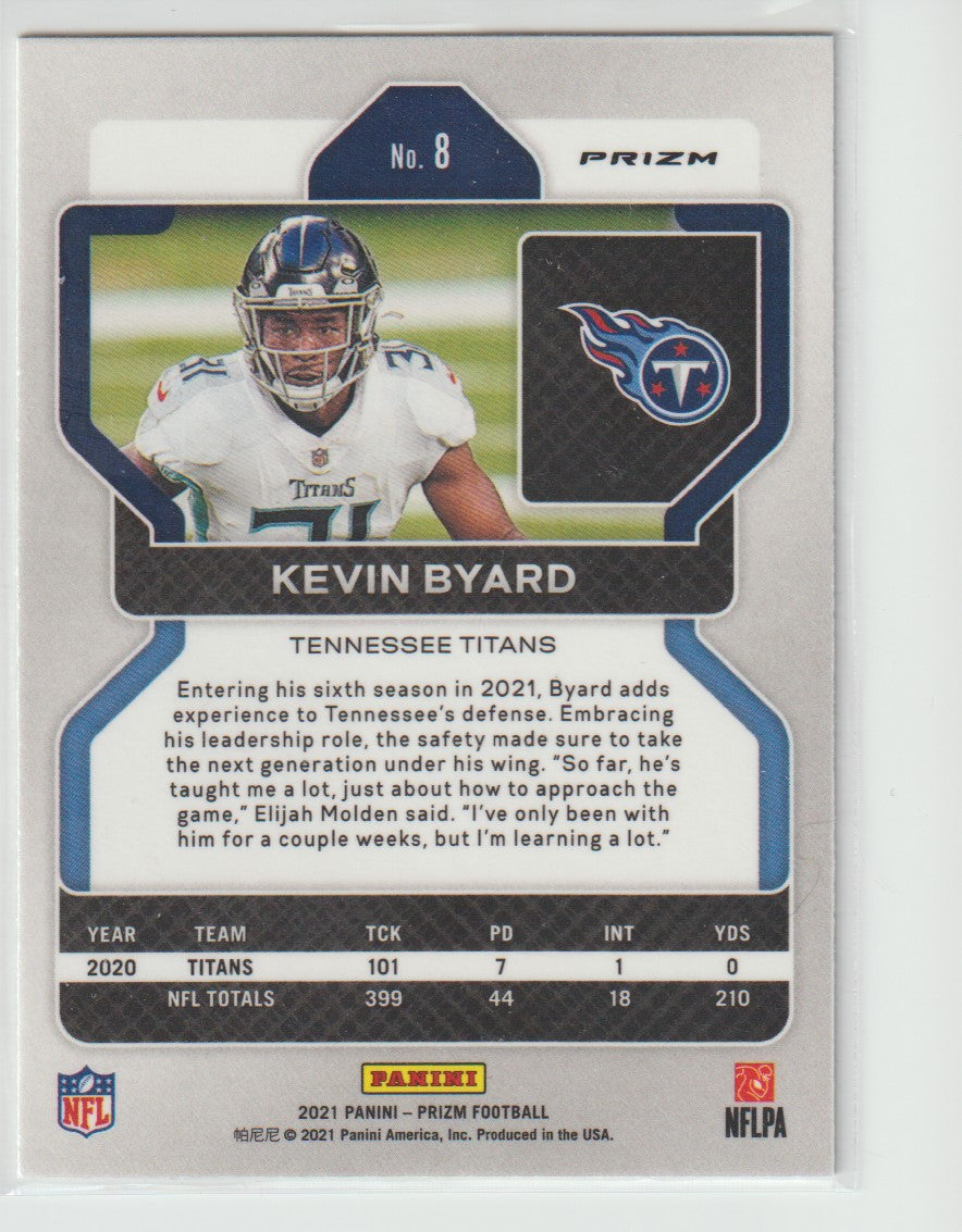 008 Kevin Byard - Tennessee Titans Green