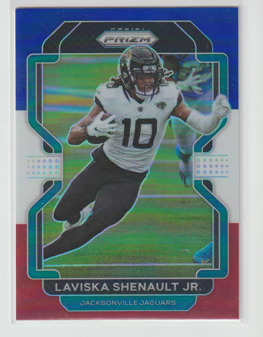 013 Laviska Shenault Jr. - Jacksonville Jaguars Red White Blue