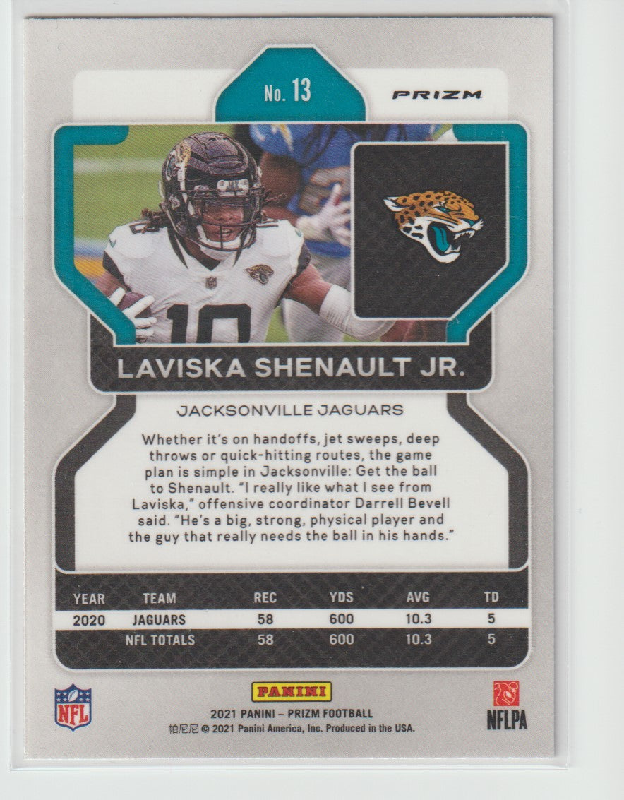 013 Laviska Shenault Jr. - Jacksonville Jaguars Red White Blue