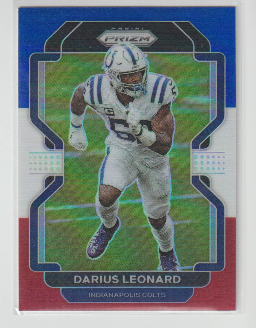 027 Darius Leonard - Indianapolis Colts Red White Blue