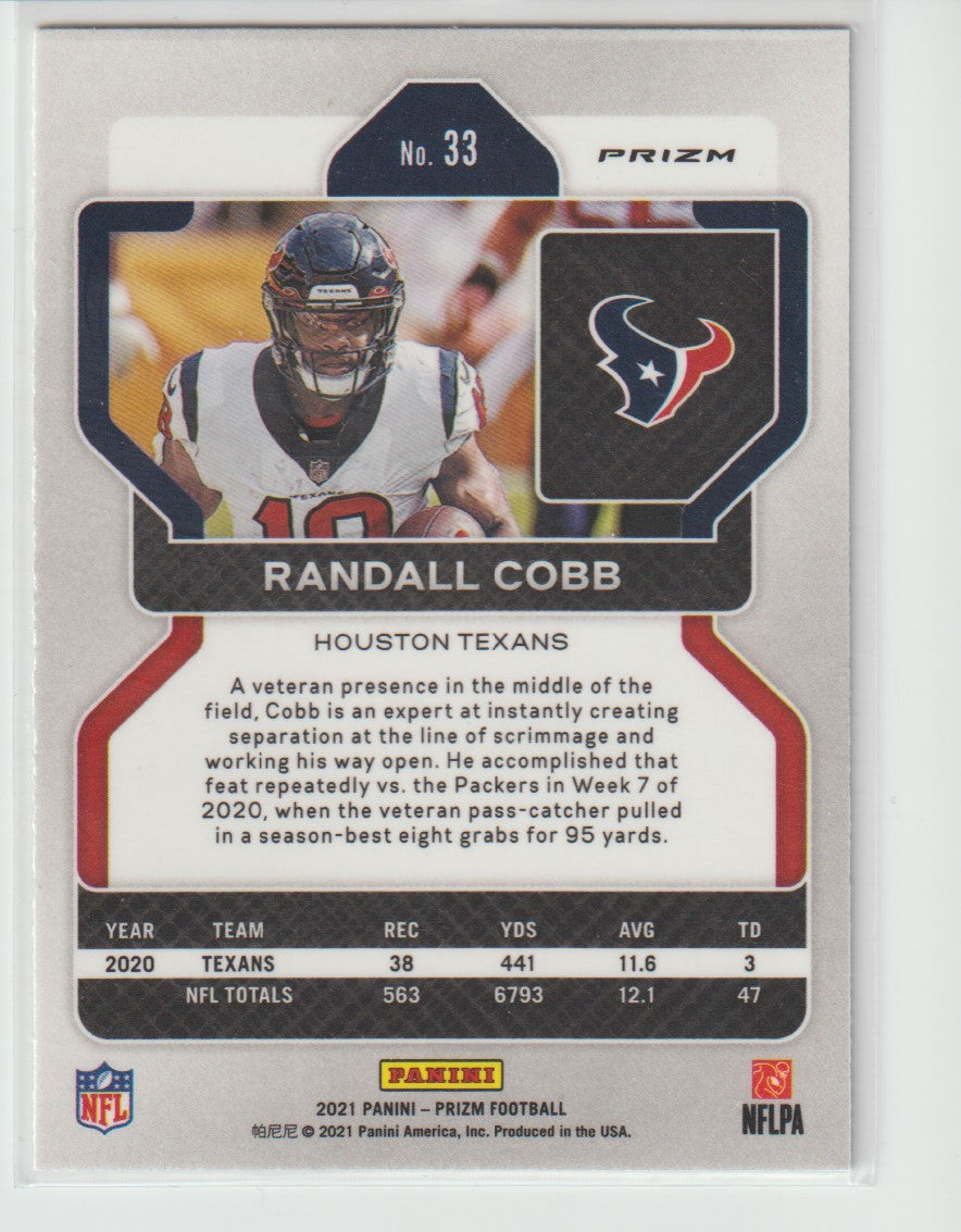 033 Randall Cobb - Houston Texans Green