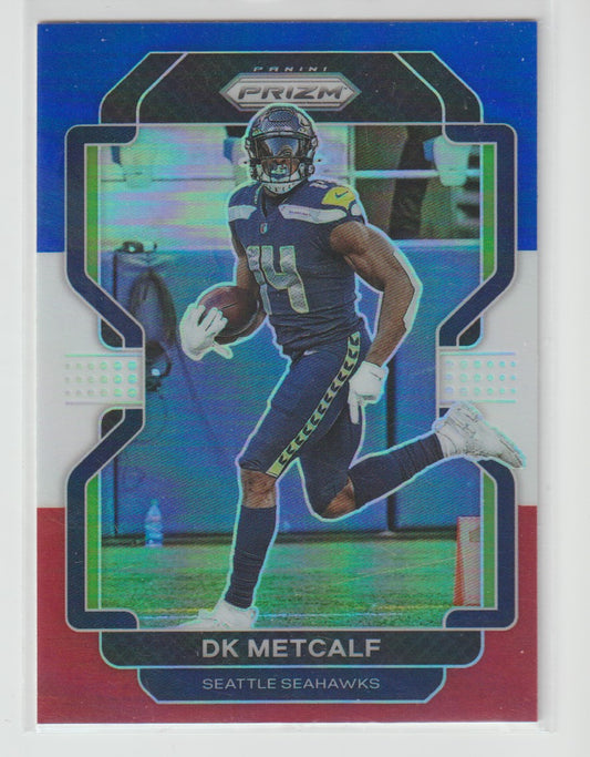 042 DK Metcalf - Seattle Seahawks Red White Blue