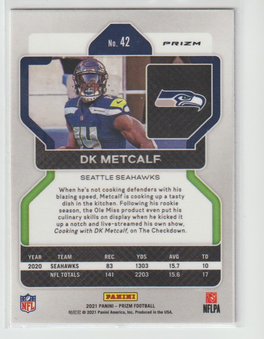 042 DK Metcalf - Seattle Seahawks Red White Blue