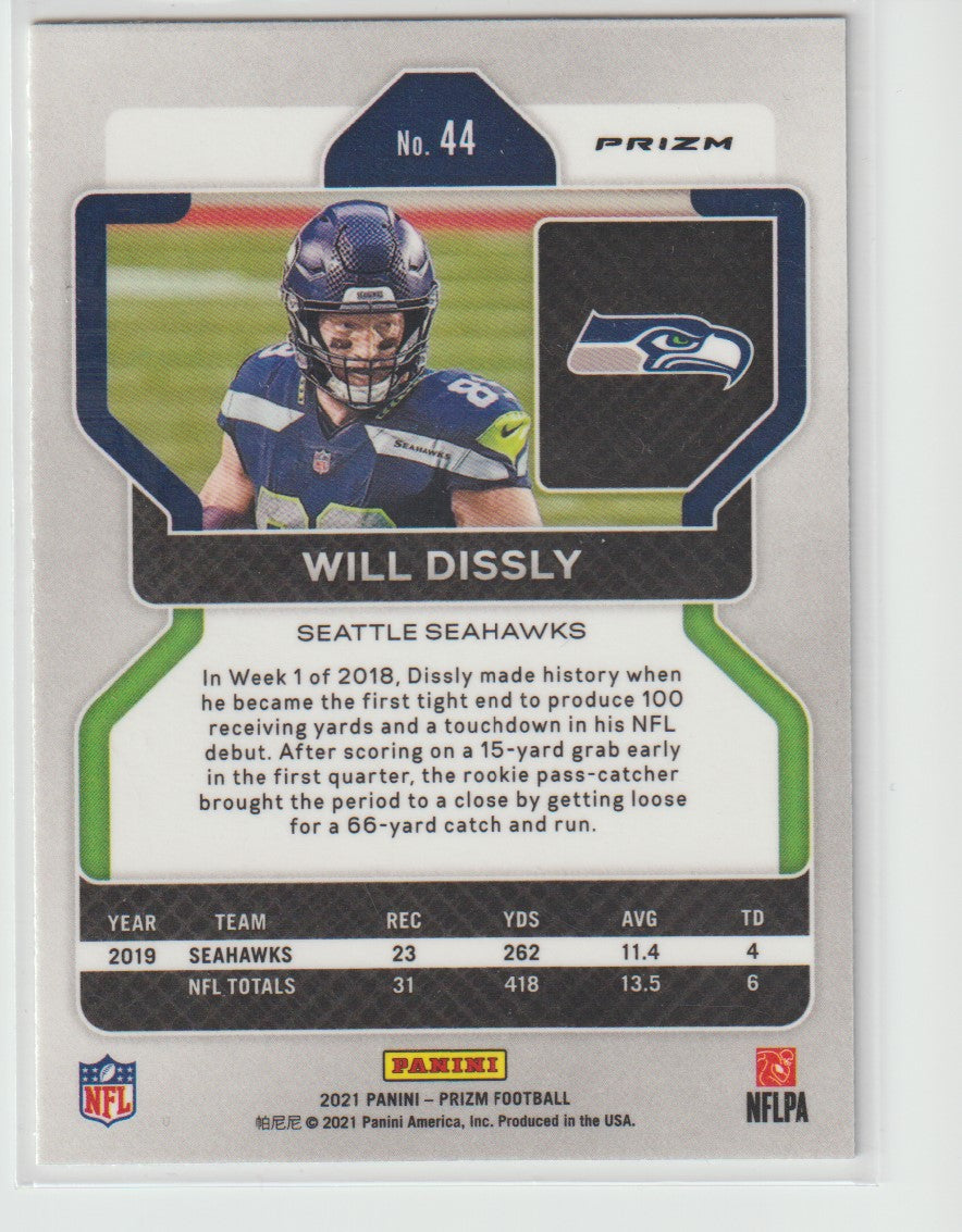 044 Will Dissly - Seattle Seahawks Green