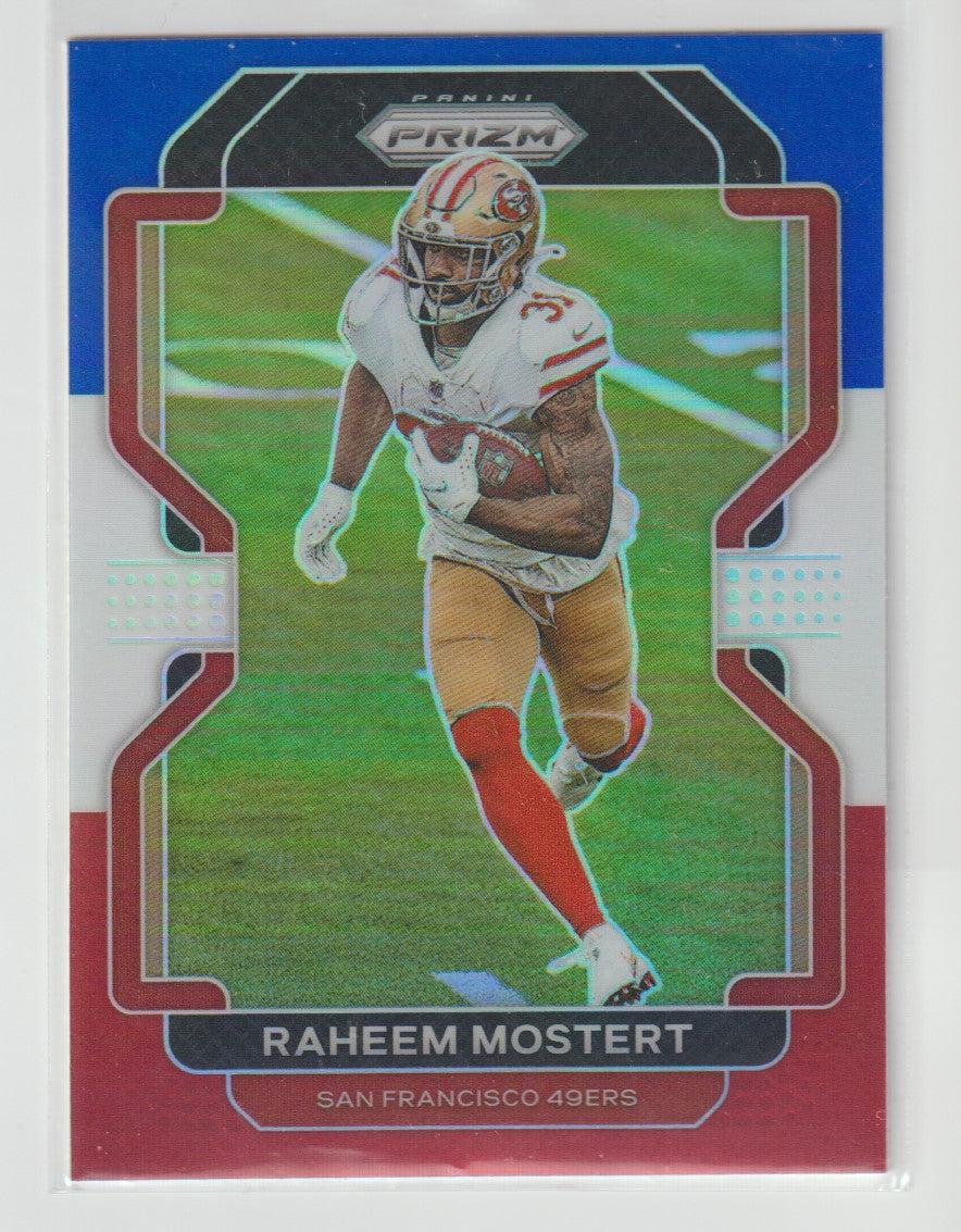 056 Raheem Mostert - San Francisco 49ers Red White Blue