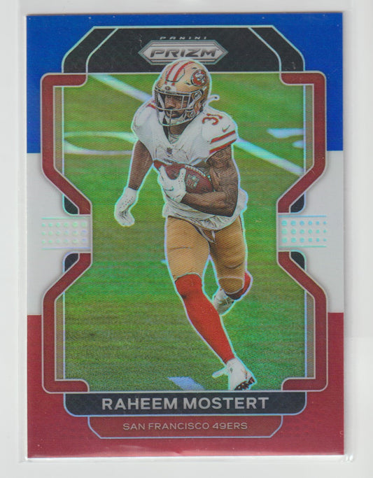 056 Raheem Mostert - San Francisco 49ers Red White Blue